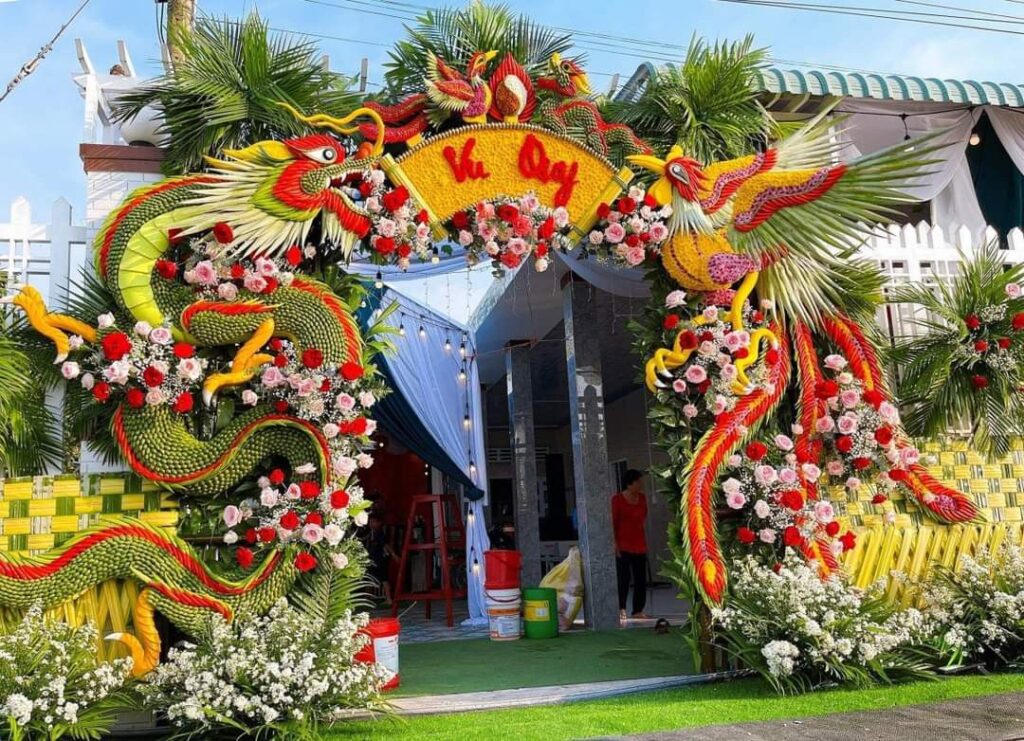 cổng cưới rồng phụng