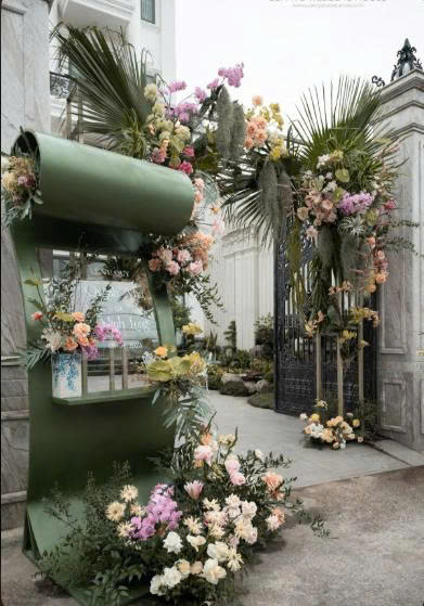 Cổng cưới phong cách hiện đại